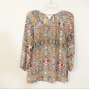 Monsoon‎ Silk Sheer Top